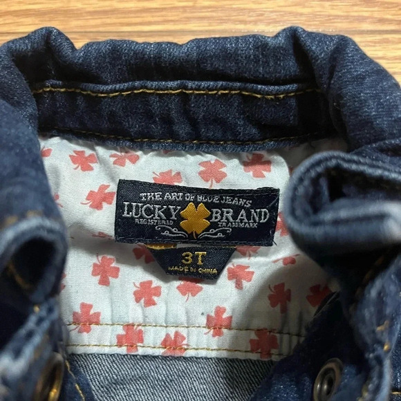 Lucky Brand Denim Jacket 3T - Picture 4 of 4
